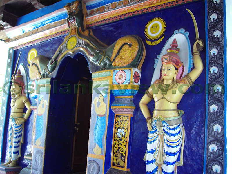 The Guardian Figures at the Vishnu Temple Shrine room entrance